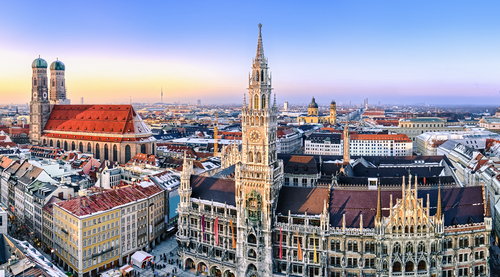 Internships in Germany | Panorama on Munich