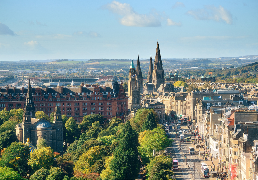 edinburgh-birdseye-gallery Birdseye view of Edinburgh