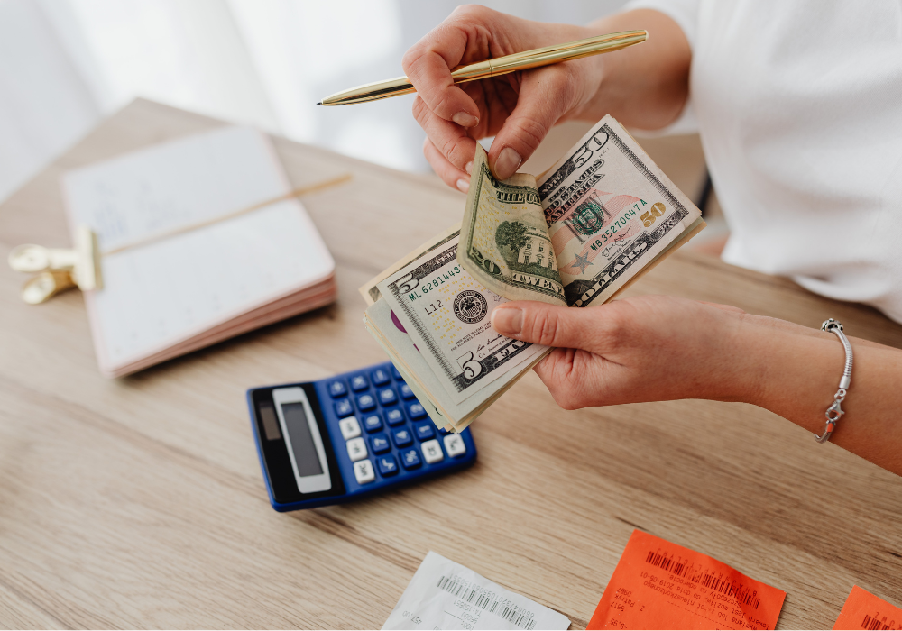 counting-money-gallery Student budgeting for their study abroad trip to help convince parents