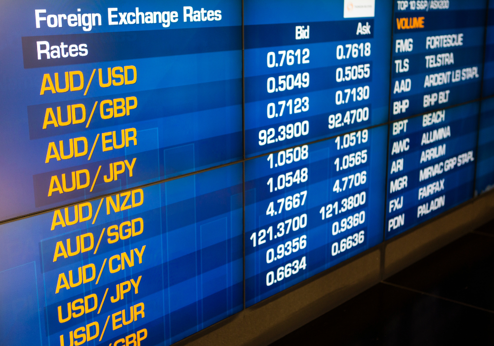 foreign-exchange-gallery Foreign exchange rates board