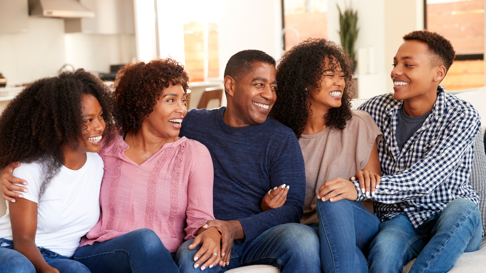 Study abroad student with their family