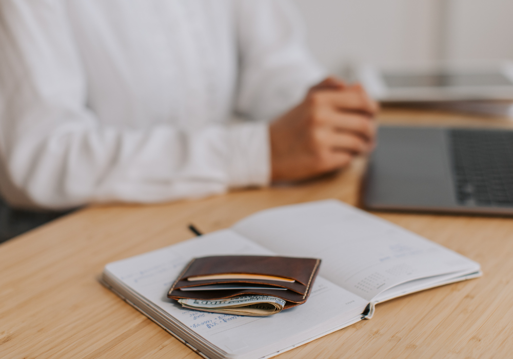 wallet-budgeting-gallery Student sitting down and creating a budget for study abroad