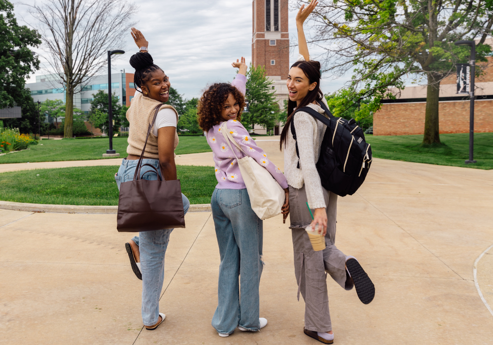Students learning how to study abroad for transfer students