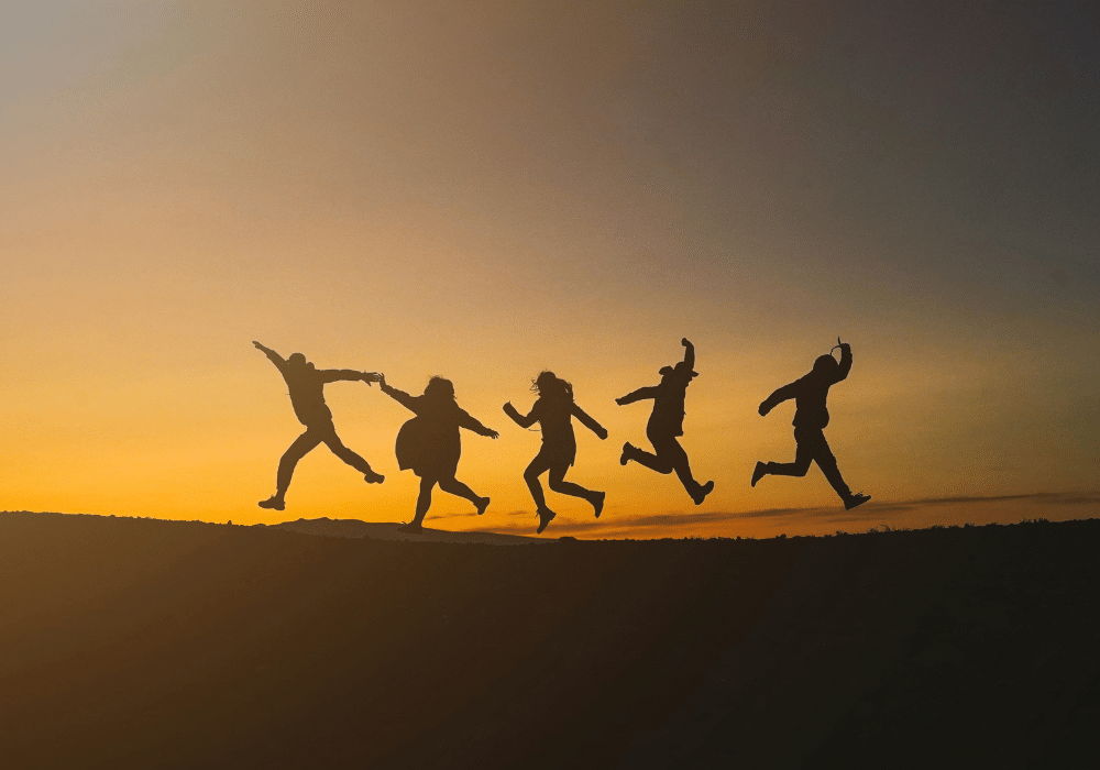 Students enjoying a weekend getaway while studying abroad in Europe.